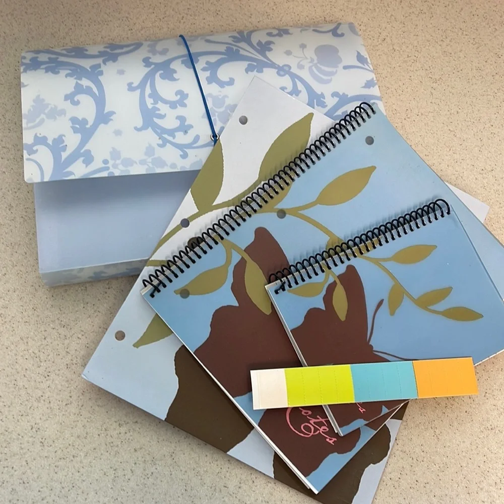 NWOT Notebooks & File Set
